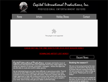 Tablet Screenshot of capitolbooking.com